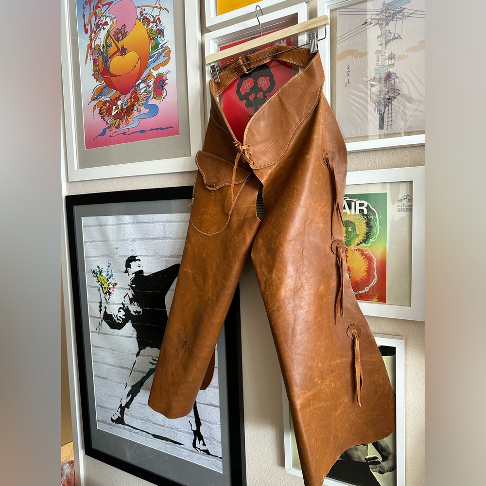 Genuine leather chaps